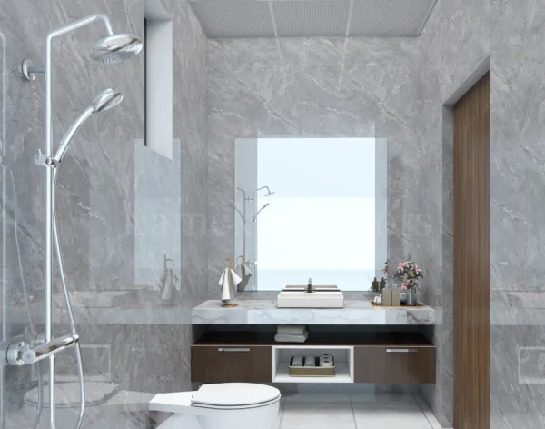 Bathroom Vanity interior design by Lamek Interiors, Chennai