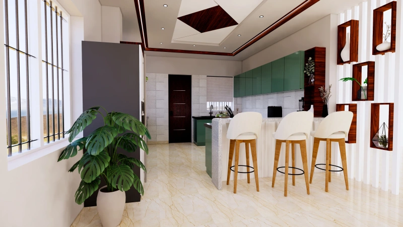 Dining Area interior design - d3kw287obngrv8a2mvtd by Lamek Interiors