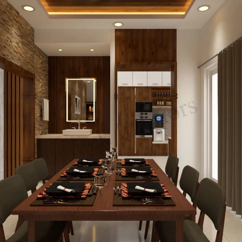 Dining Area interior design - dining area 01 by Lamek Interiors