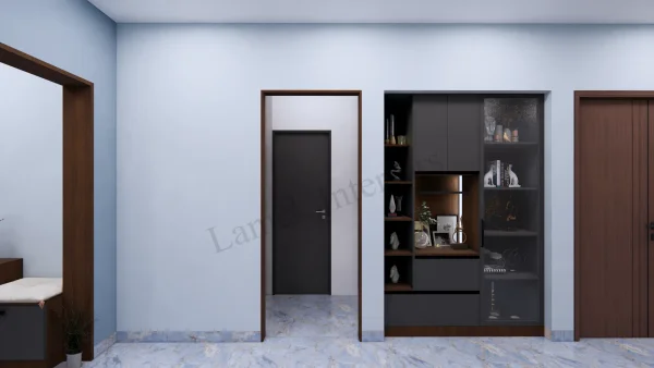 Dining Area interior design by Lamek Interiors, Chennai