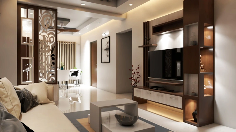 TV Unit interior design - dlly6pmgkk4qextz7aab by Lamek Interiors