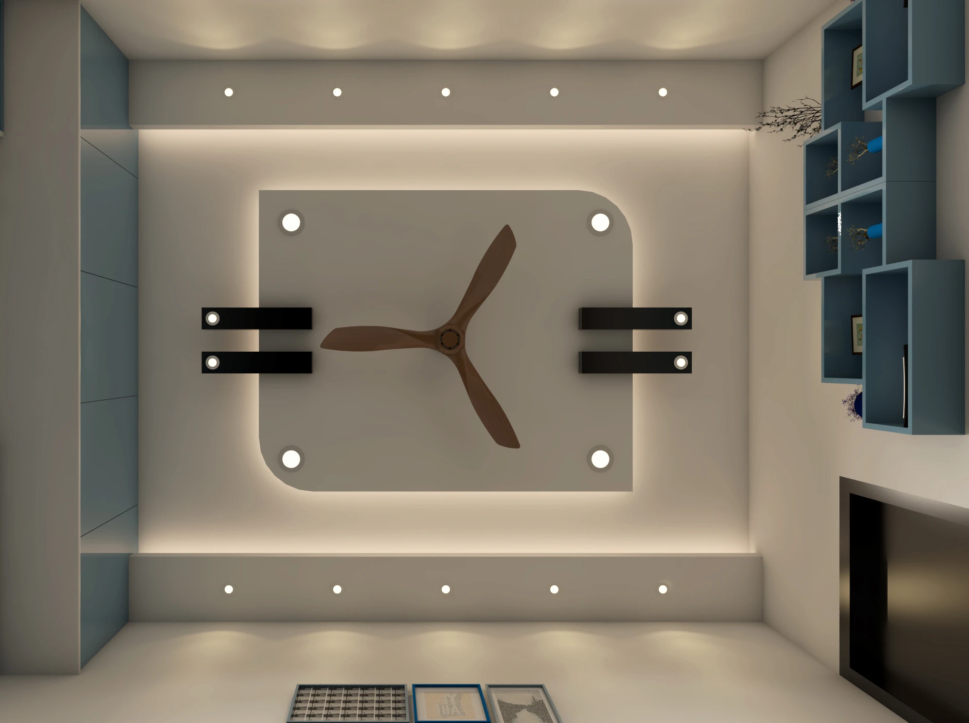 False ceiling and lighting by Lamek Interiors