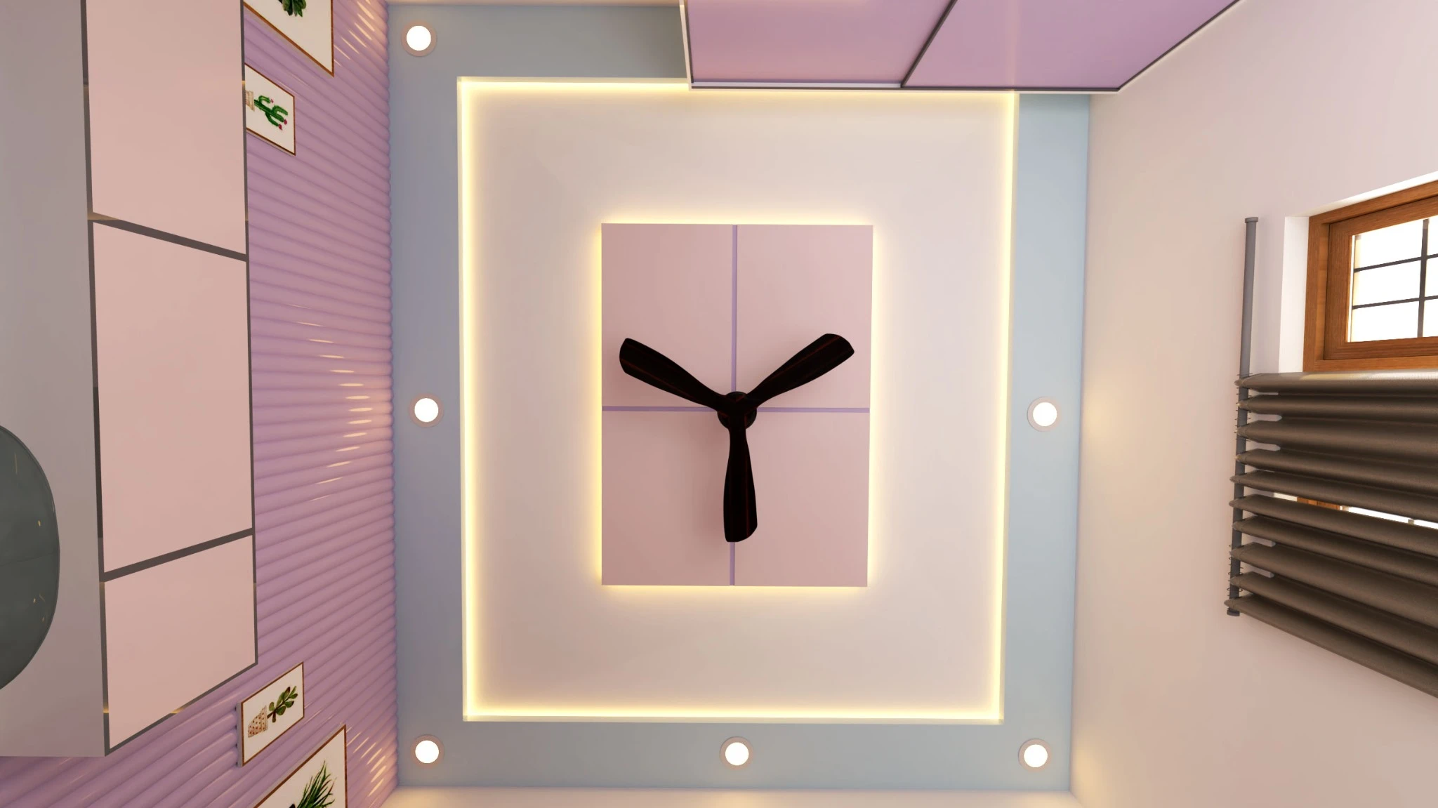 False ceiling and lighting by Lamek Interiors