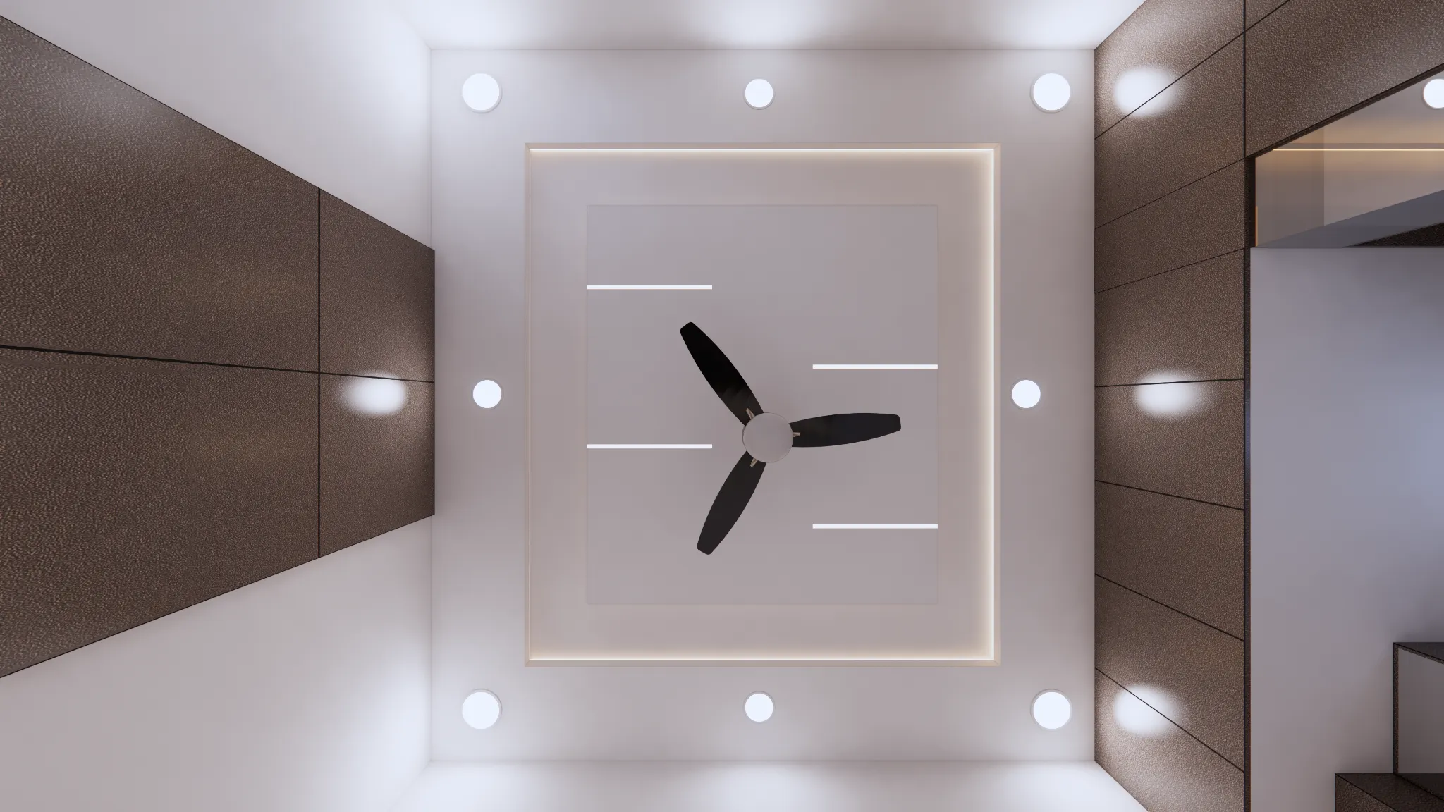 False ceiling and lighting by Lamek Interiors