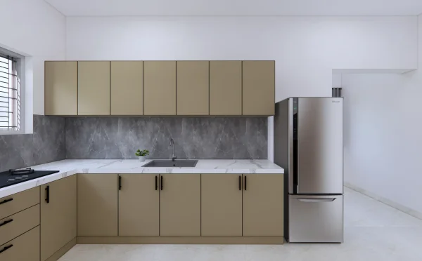 Kitchen interior design by Lamek Interiors, Chennai