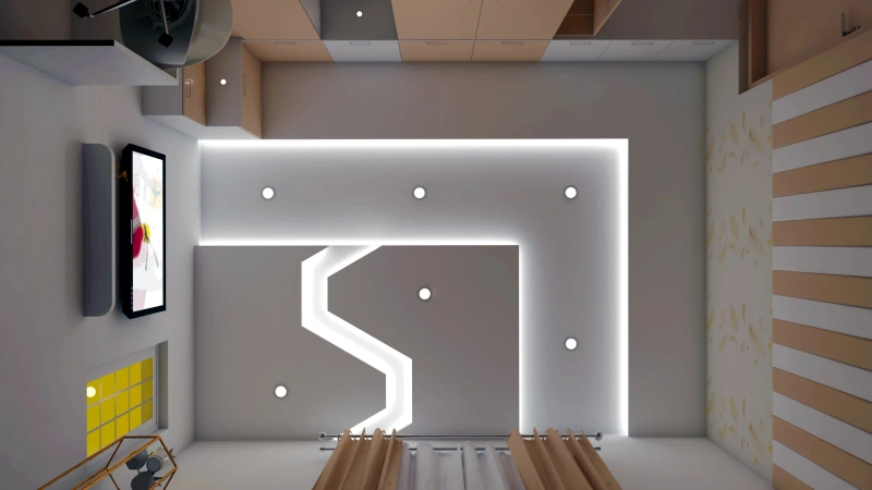 False Ceiling interior design - ladmh7tzfcpyycrdz04h by Lamek Interiors