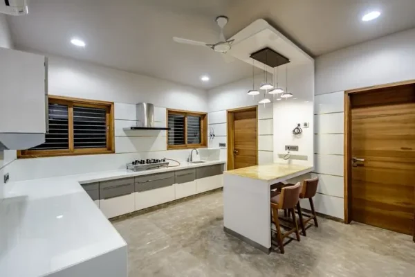 Kitchen interior design by Lamek Interiors, Chennai
