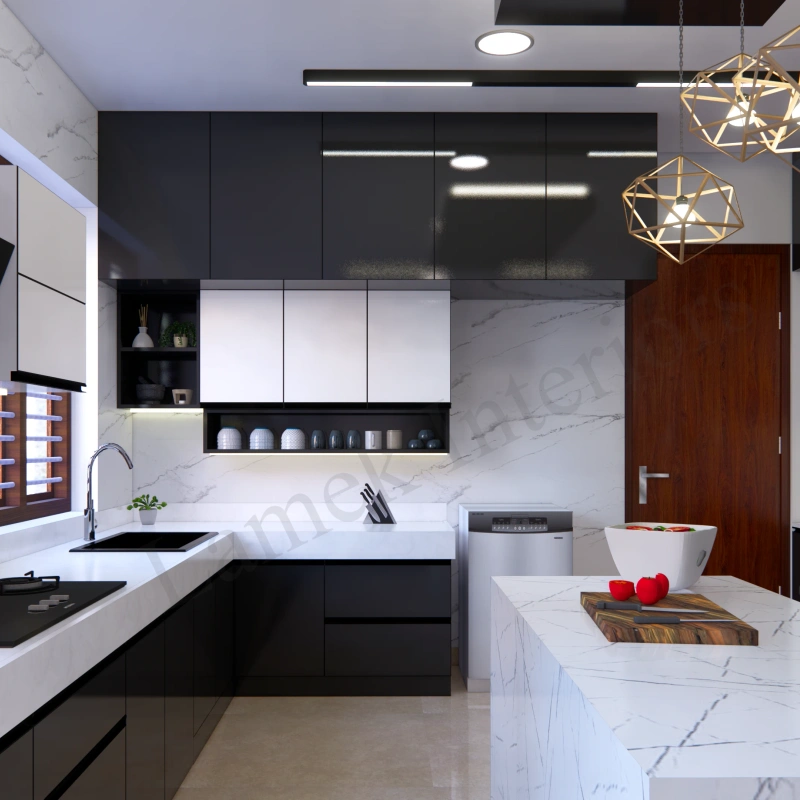 Modular Kitchen interior design - modular kitchen 03 by Lamek Interiors