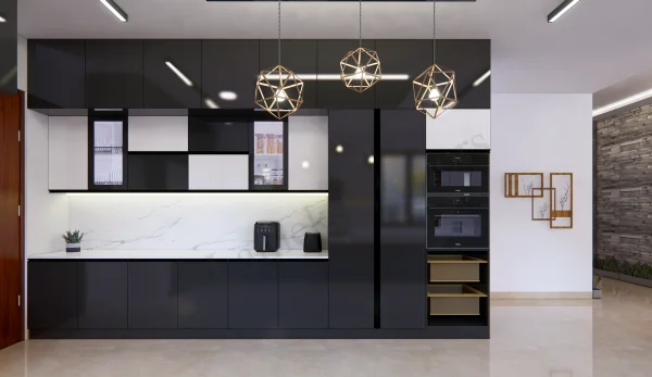 Modular Kitchen interior design by Lamek Interiors, Chennai