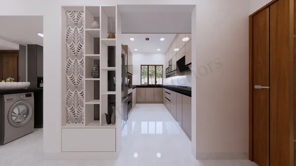 Modular Kitchen interior design by Lamek Interiors, Chennai