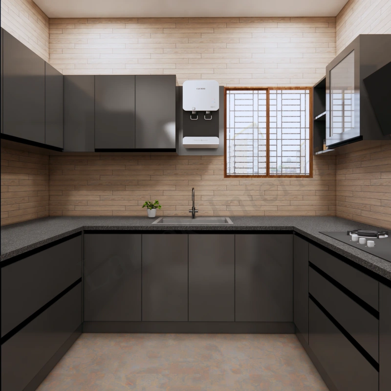 Modular Kitchen interior design - modular kitchen 17 by Lamek Interiors