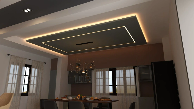 False Ceiling interior design - o1d2t48de5u2za53n8z4 by Lamek Interiors