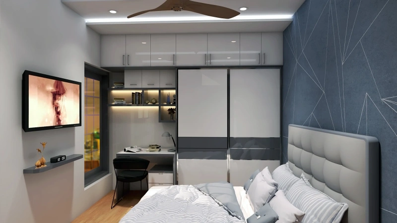 Wardrobe interior design - ona2kb8jej0evxl2od8r by Lamek Interiors