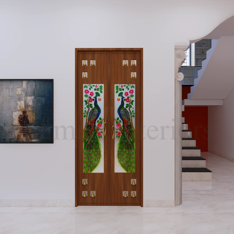 Pooja Unit interior design - pooja unit 12 by Lamek Interiors