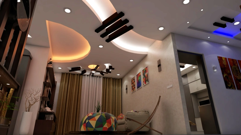False Ceiling interior design - qtxwuk2fsiv3795l4duo by Lamek Interiors
