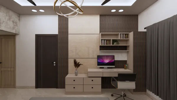 Study Unit interior design by Lamek Interiors, Chennai