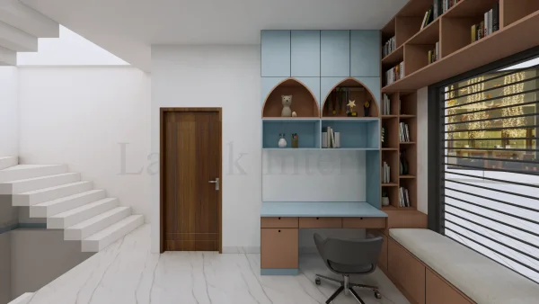 Study Unit interior design by Lamek Interiors, Chennai