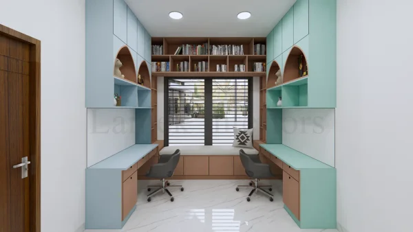 Study Unit interior design by Lamek Interiors, Chennai