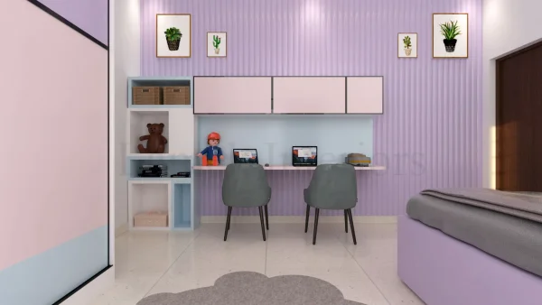 Study Unit interior design by Lamek Interiors, Chennai