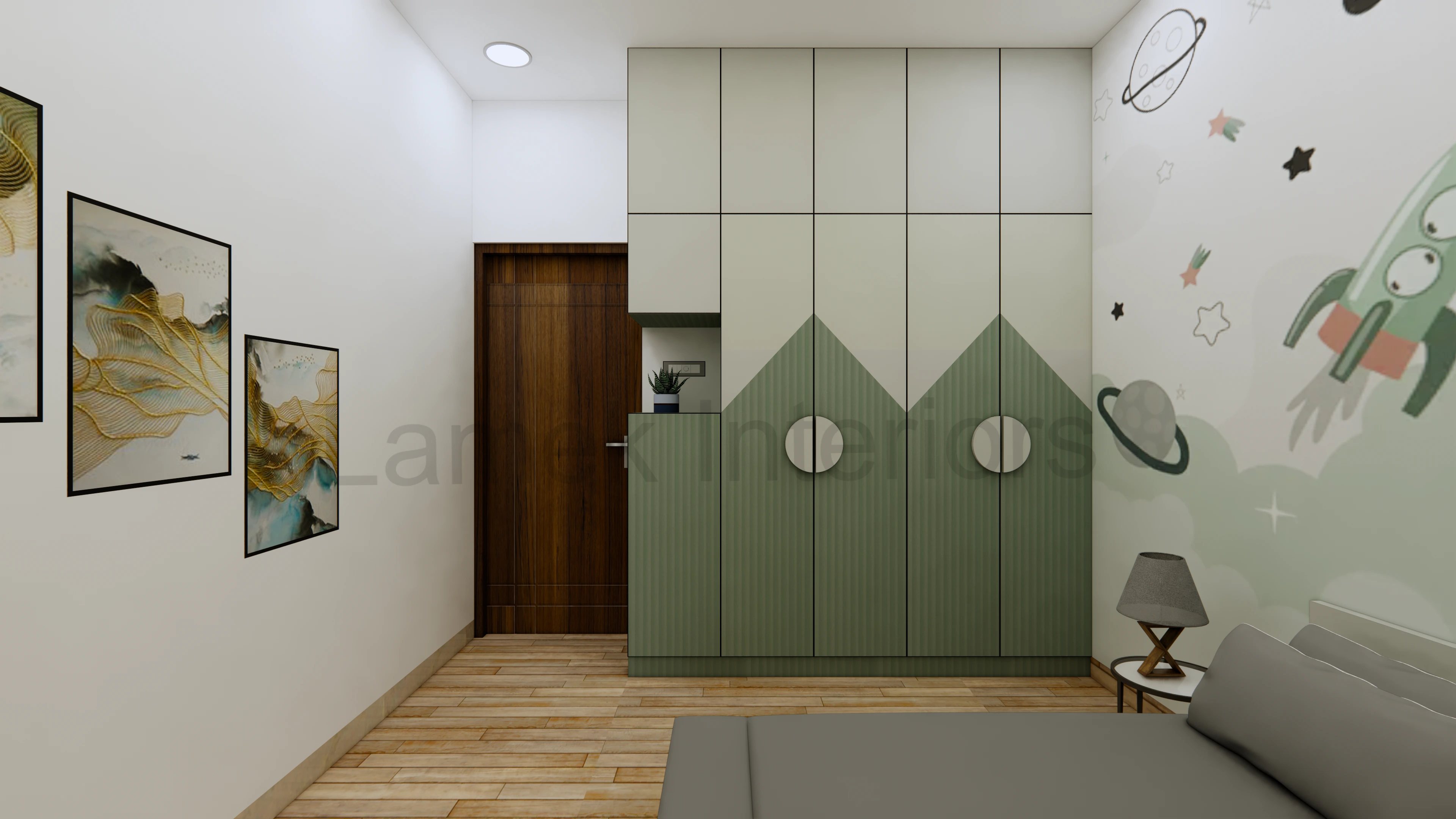 Wardrobe and storage by Lamek Interiors