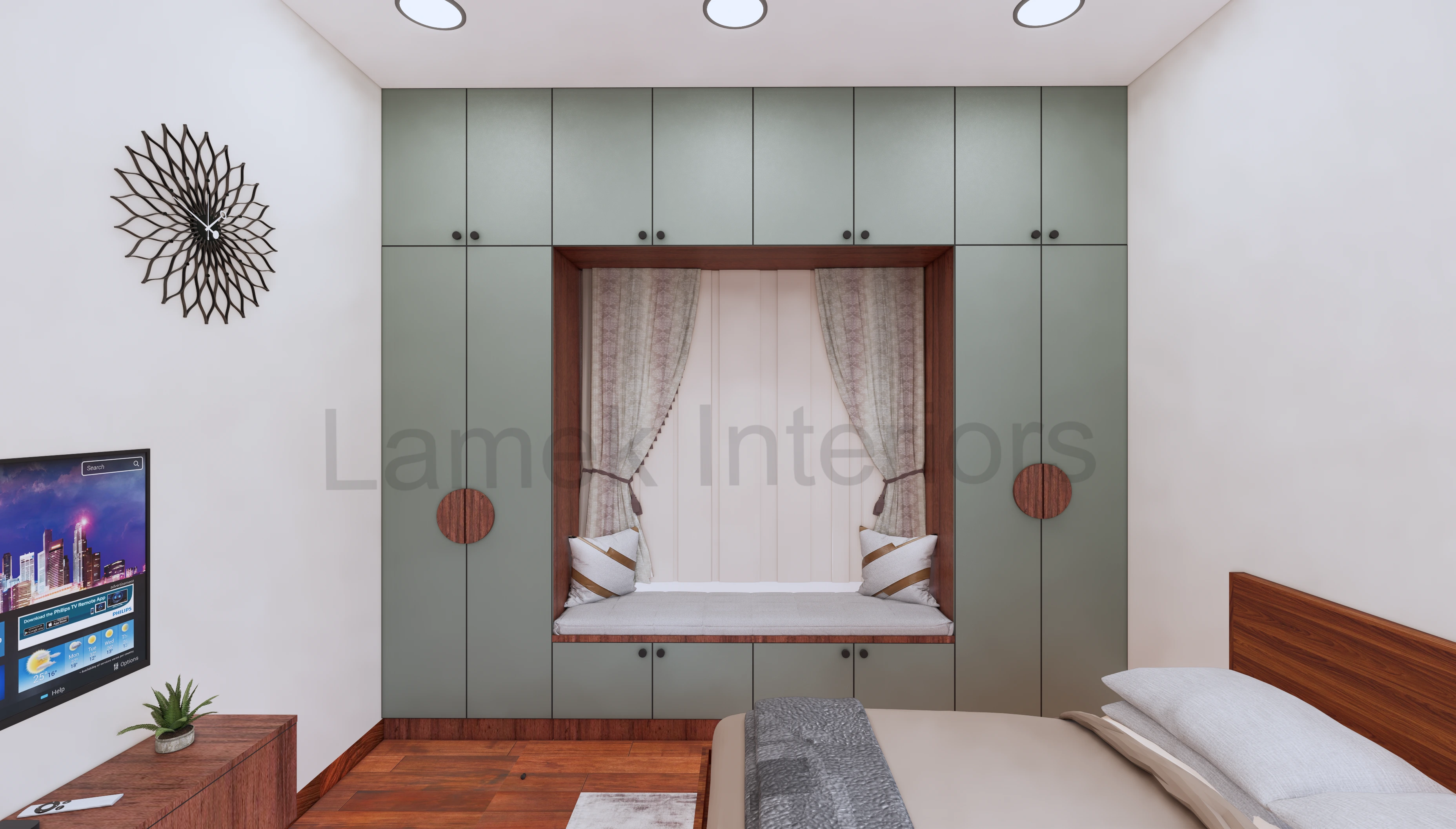 Wardrobe and storage by Lamek Interiors